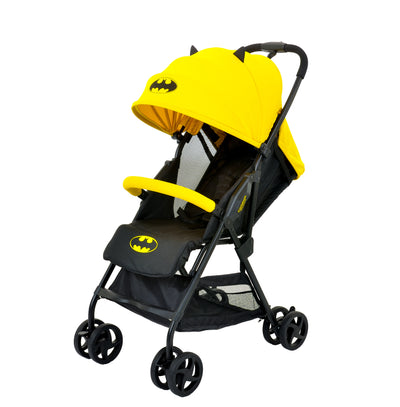 KidsEmbrace DC Comics Batman Compact Stroller with Canopy, Yellow (Open Box)
