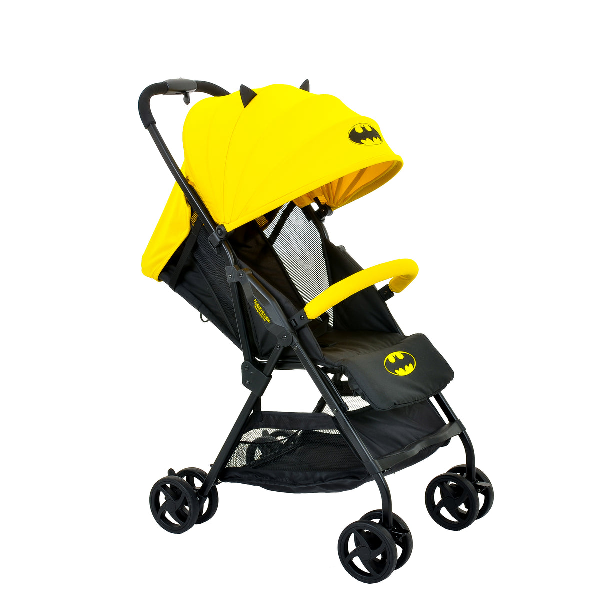 KidsEmbrace DC Comics Batman Compact Stroller with Canopy, Yellow (Open Box)