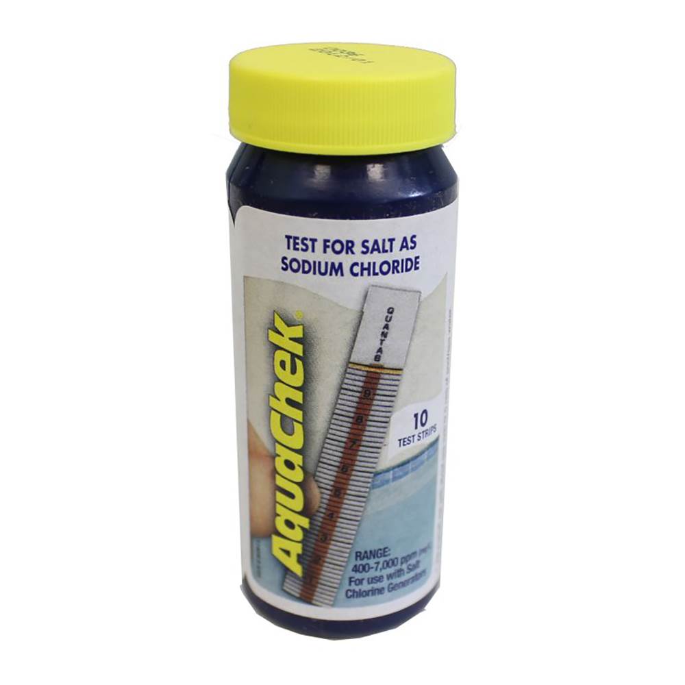 AquaChek Silver 7-Way 100 Count Pool Chlorine Tests + Sodium Chloride Test Kit