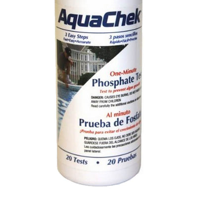 AquaChek Silver 7-Way 100 Count Pool Chlorine Tests + 1 Minute Phosphate Tests