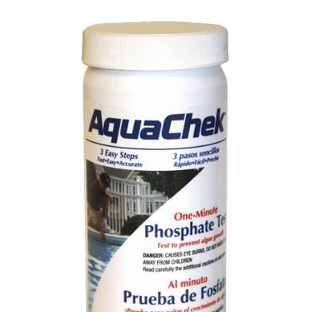 AquaChek Silver 7-Way 100 Count Pool Chlorine Tests + 1 Minute Phosphate Tests