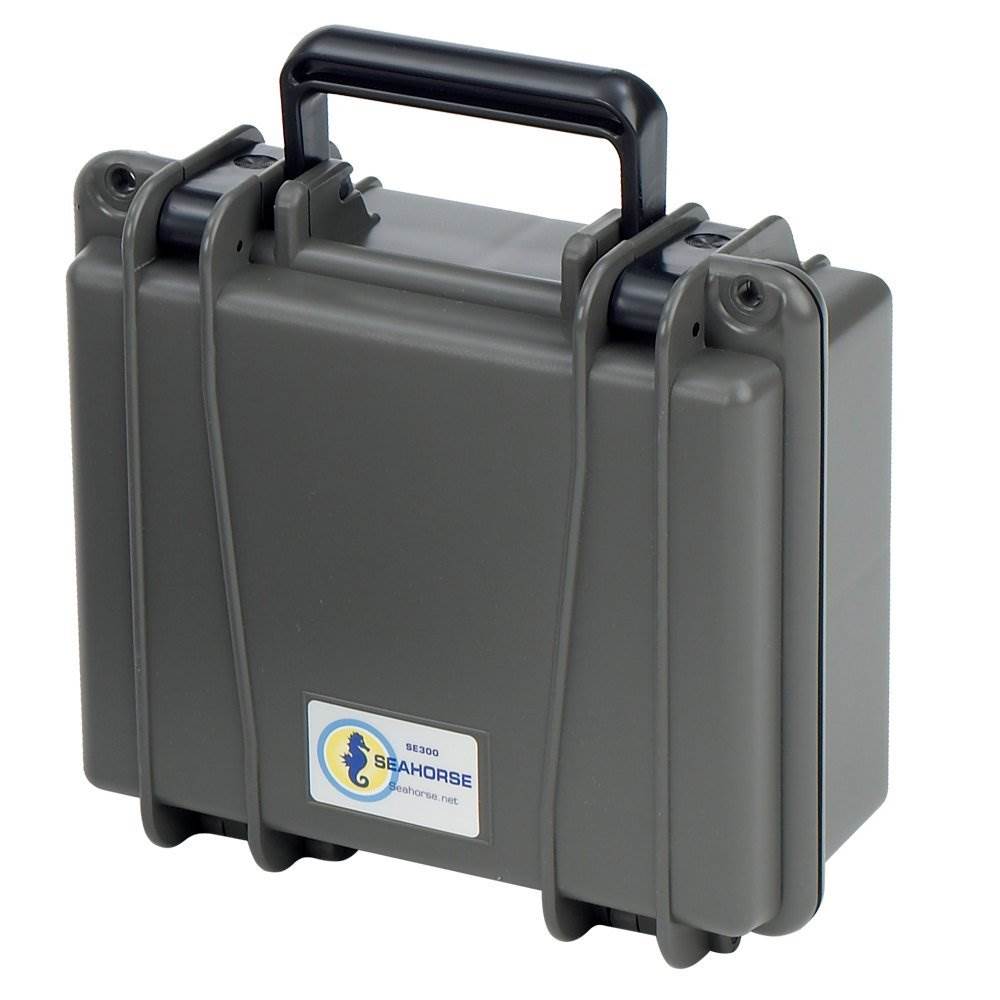 Seahorse SE300 Watertight Protective Equipment Case, Gun Metal | Open Box