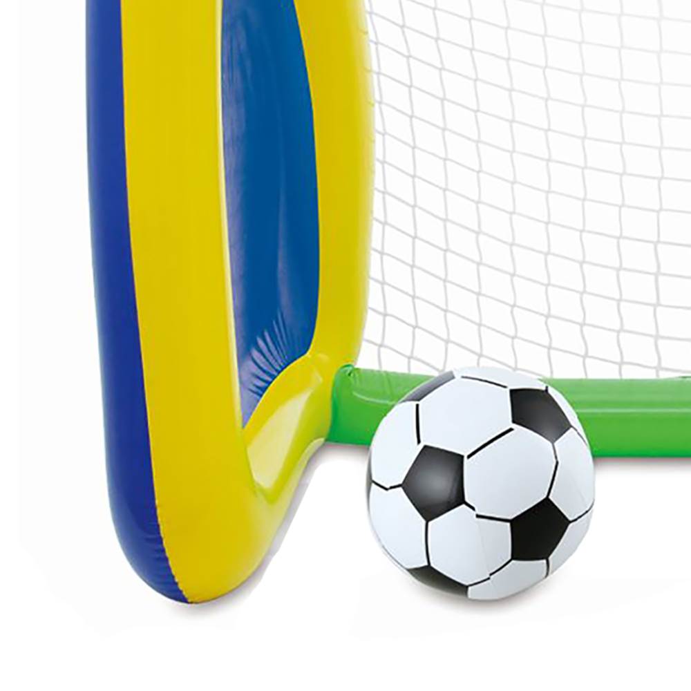 Big Play Sports Jumbo Inflatable Swimming Pool Goal & Ball Soccer Set (Open Box)