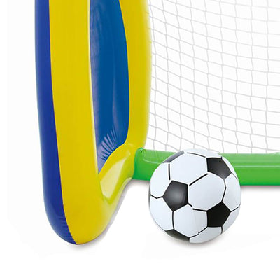 Big Play Sports Jumbo Inflatable Swimming Pool Goal & Ball Soccer Set (Open Box)