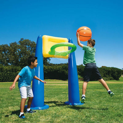Big Play Sports Jumbo Inflatable Pool Basketball Hoop Set w/ Ball (Open Box)