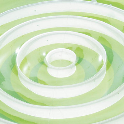 Summer Waves 65" x 7" Inflatable Splash Island Ring Pool Tube Float (Open Box)