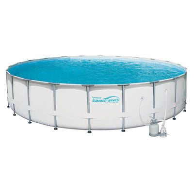 Summer Waves Elite 24' Above Ground Pool w/ Sand Filter Pump (Open Box)
