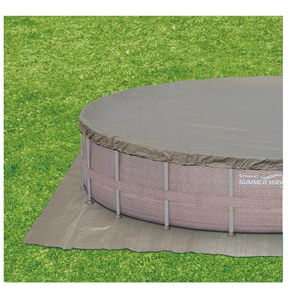 Summer Waves 18ft x 48in Above Ground Frame Pool Set with Filter Pump & Ladder