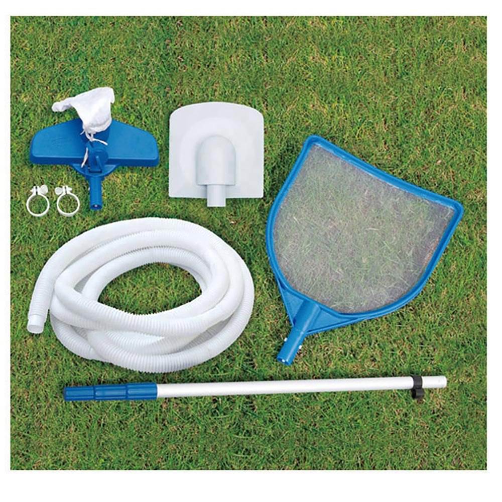 Summer Waves 18ft x 48in Above Ground Frame Pool Set with Filter Pump & Ladder