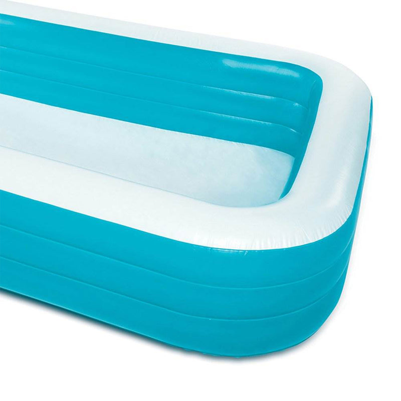 Summer Waves 10ft x 6ft x 22in Deluxe Inflatable Backyard Kiddie Splash Pool