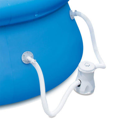Summer Waves 8 Ft. Quick Set Inflatable Above Ground Pool w/ Filter Pump (Used)