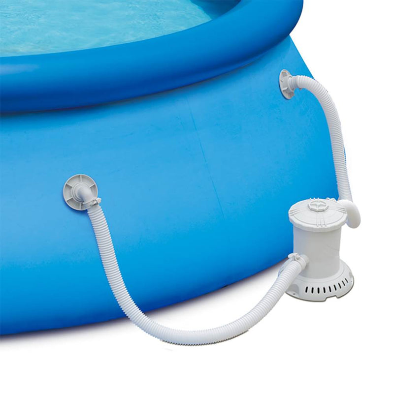 Summer Waves 15ft x 36in Quick Set Inflatable Above Ground Pool & Pump(Open Box)