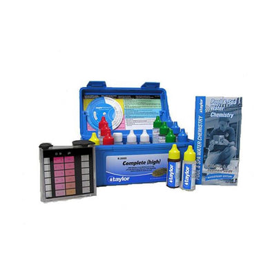 Taylor Swimming Pool Chlorine/Bromine Kit + 100 Count Chlorine/pH Test Strips