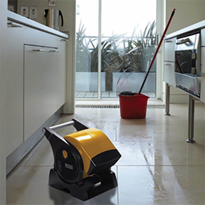 Lasko Pro Performance 3 Speed High Velocity Utility Fan, Yellow (Open Box) - VMInnovations