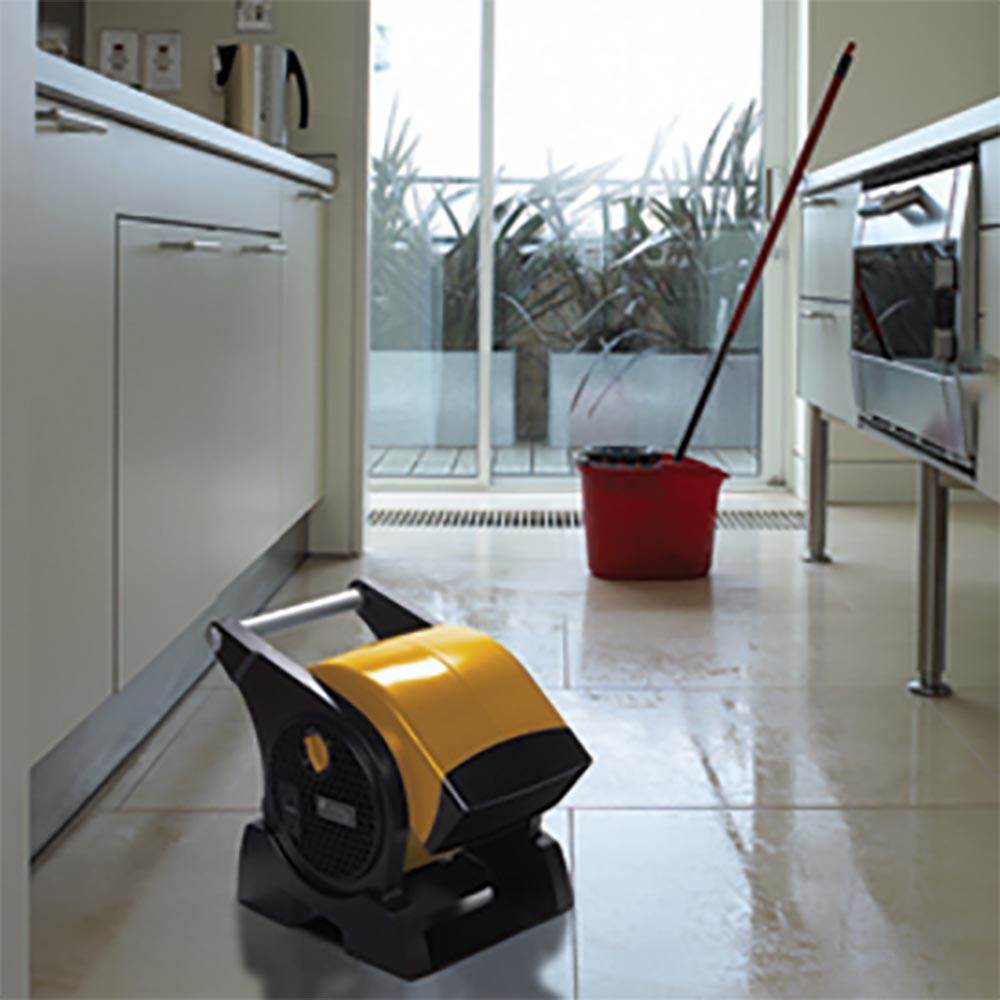 Lasko Pro Performance 3 Speed High Velocity Utility Fan, Yellow (Open Box) - VMInnovations