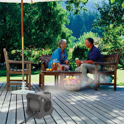 Lasko Misto 3 Speed Patio Mister Portable Cooling Water Misting Fan (Open Box)