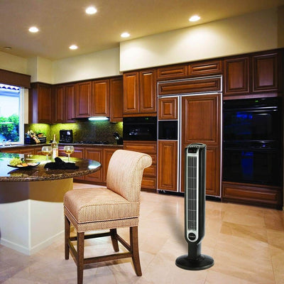 Lasko 2511 36 Inch 3 Speed Quiet Oscillating Tower Fan with Remote (For Parts)