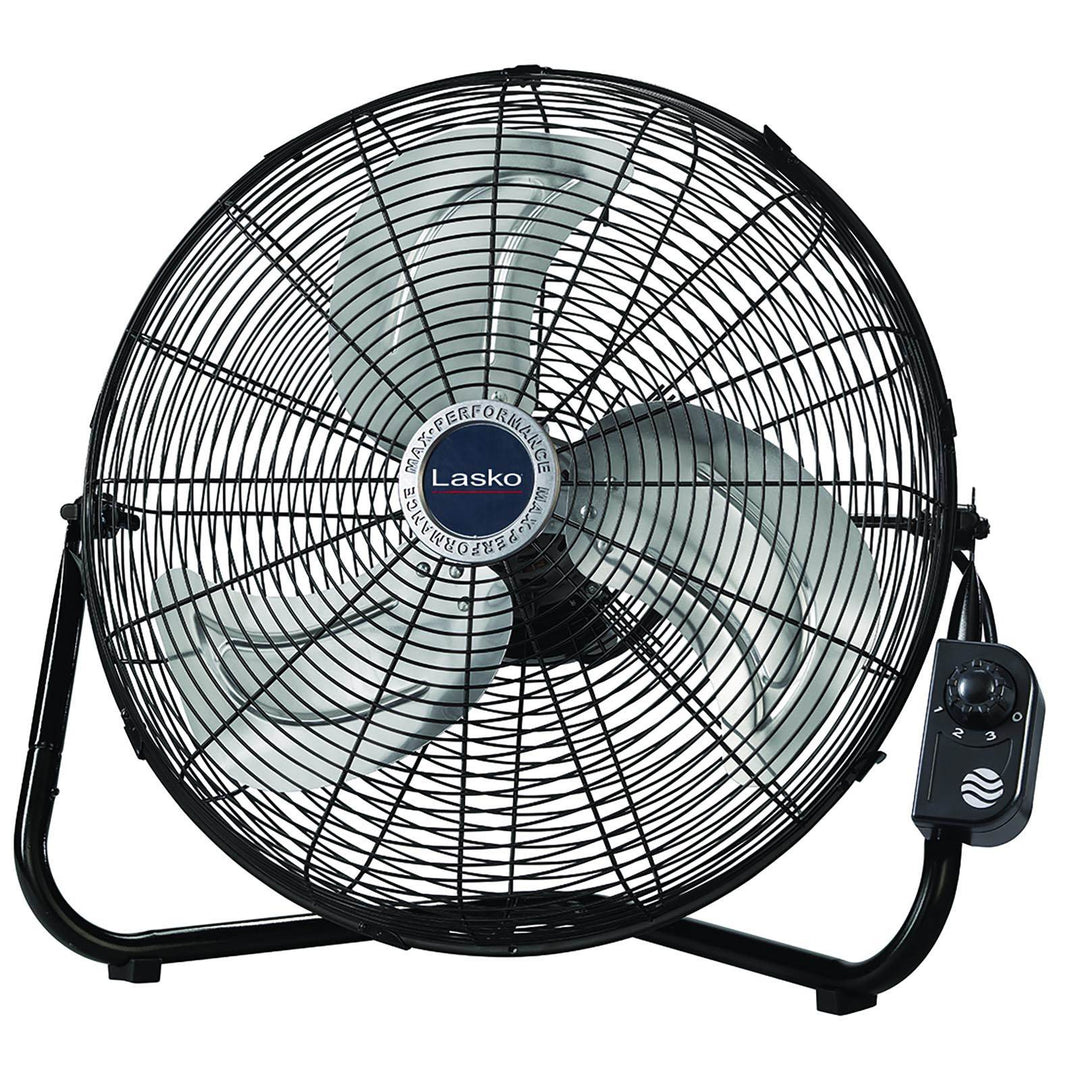 Lasko 20" High Velocity Performance Floor Fan w/ QuickMount, Black (Open Box)