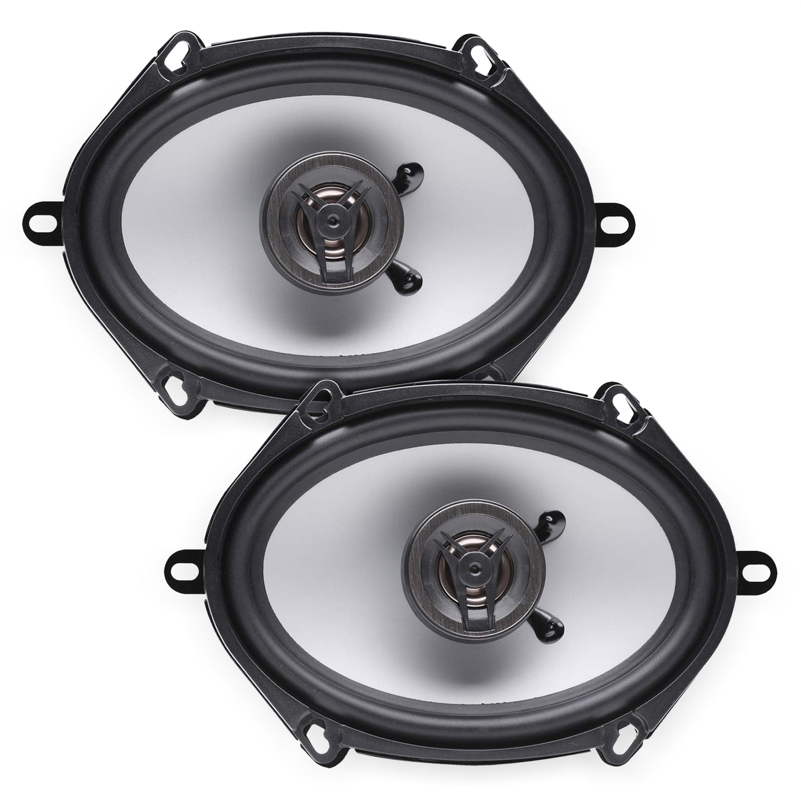 Crunch 250W Full Range 2 Way Coaxial Car Audio 5x7 by 6x8" Speaker Pair CS5768CX - VMInnovations