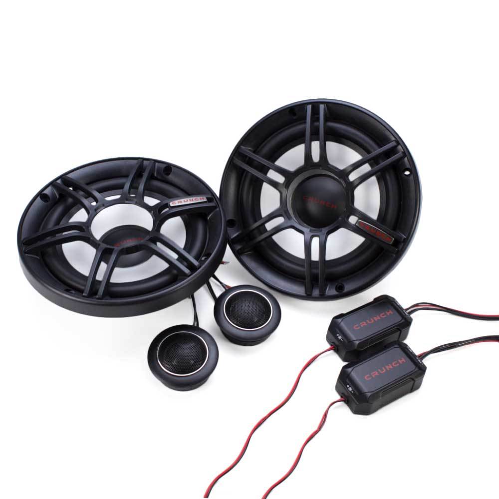 Crunch 300W Full Range 2 Way 4 Ohm Car Audio 6.5" Speaker Pair (Open Box)
