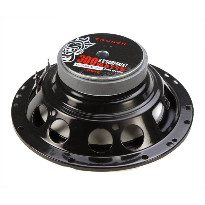 Crunch 300W Full Range 2 Way 4 Ohm Component Car Audio 6.5" Speaker Pair | CS65C