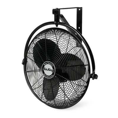 Air King 20" 1/6 HP 3-Speed Non-Oscillating Enclosed Wall Mount Fan (For Parts) - VMInnovations