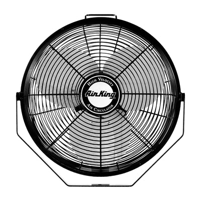 Air King 14" 1/20 HP 3-Speed Totally Enclosed Pivoting Head Mount Fan (Open Box) - VMInnovations