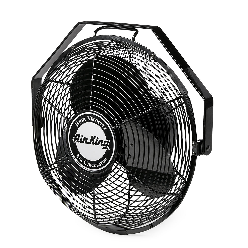 Air King 14" 1/20 HP 3-Speed Indoor Industrial Enclosed Pivoting Multi-Mount Fan - VMInnovations