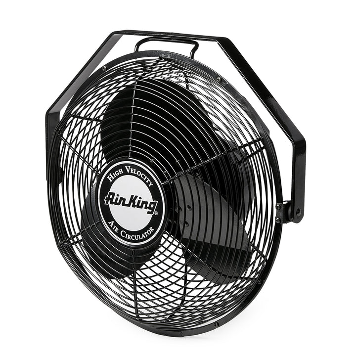 Air King 14" 1/20 HP 3-Speed Totally Enclosed Pivoting Head Mount Fan (Open Box)