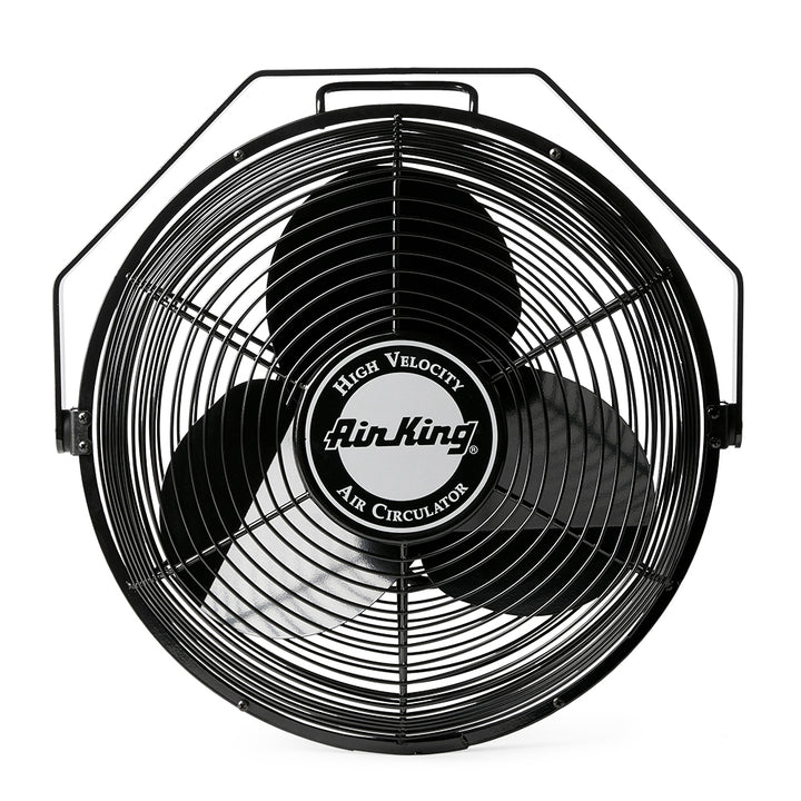 Air King 14" 1/20 HP 3-Speed Indoor Industrial Enclosed Pivoting Multi-Mount Fan