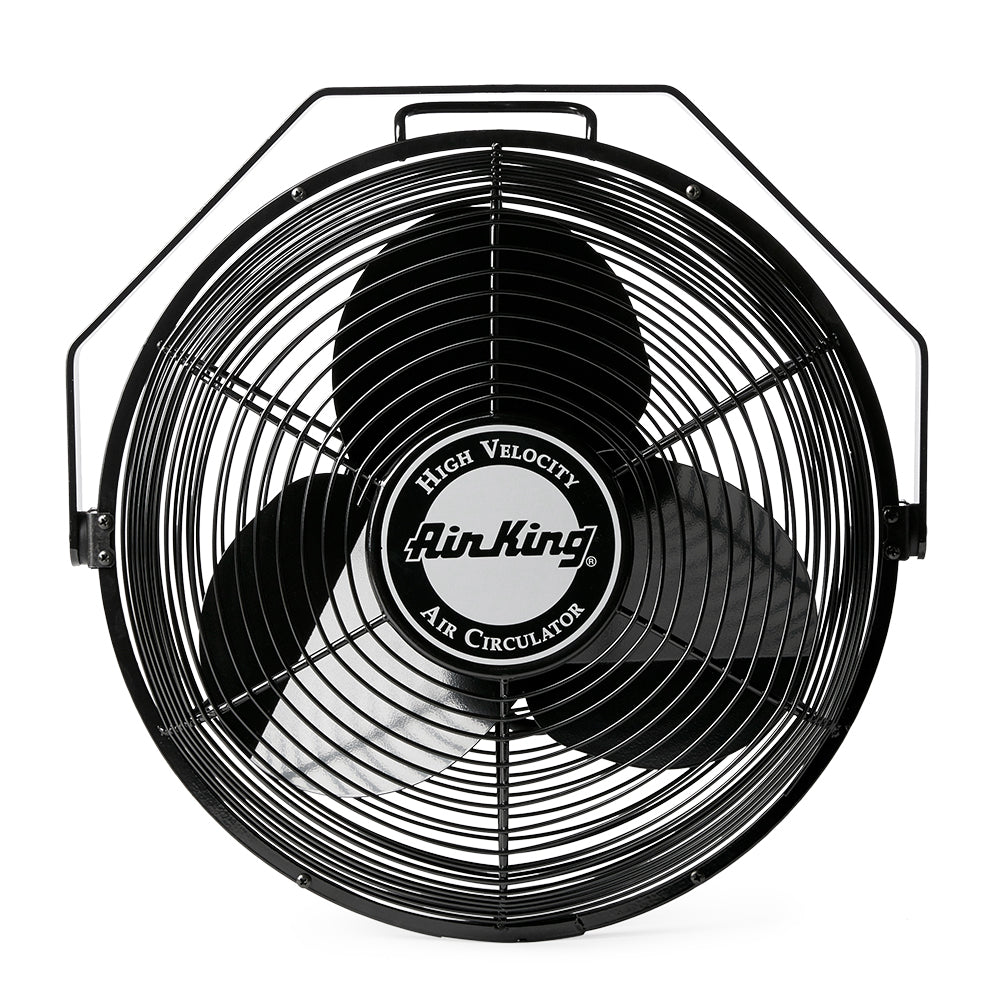Air King 14" 1/20 HP 3-Speed Totally Enclosed Pivoting Head Mount Fan (Open Box) - VMInnovations