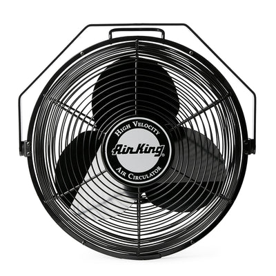 Air King 14" 1/20 HP 3-Speed Totally Enclosed Pivoting Head Mount Fan (Open Box) - VMInnovations
