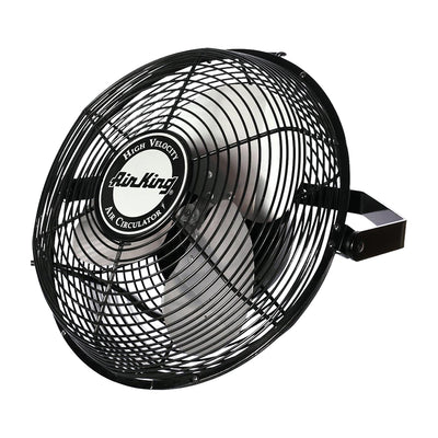 Air King 14" 1/20 HP 3-Speed Totally Enclosed Pivoting Head Mount Fan (Open Box) - VMInnovations