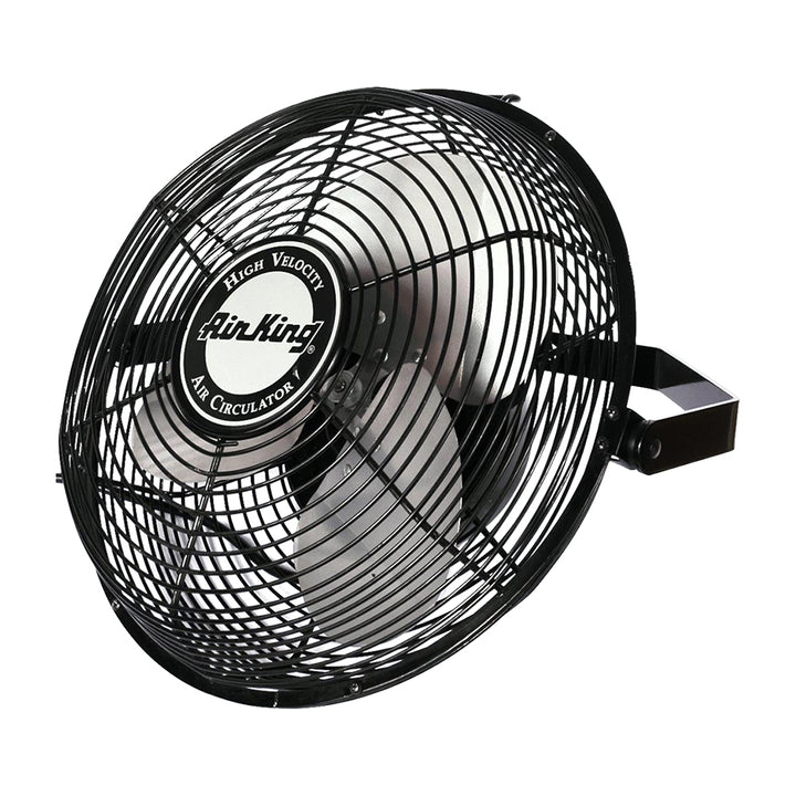 Air King 14" 1/20 HP 3-Speed Totally Enclosed Pivoting Head Mount Fan (Open Box)