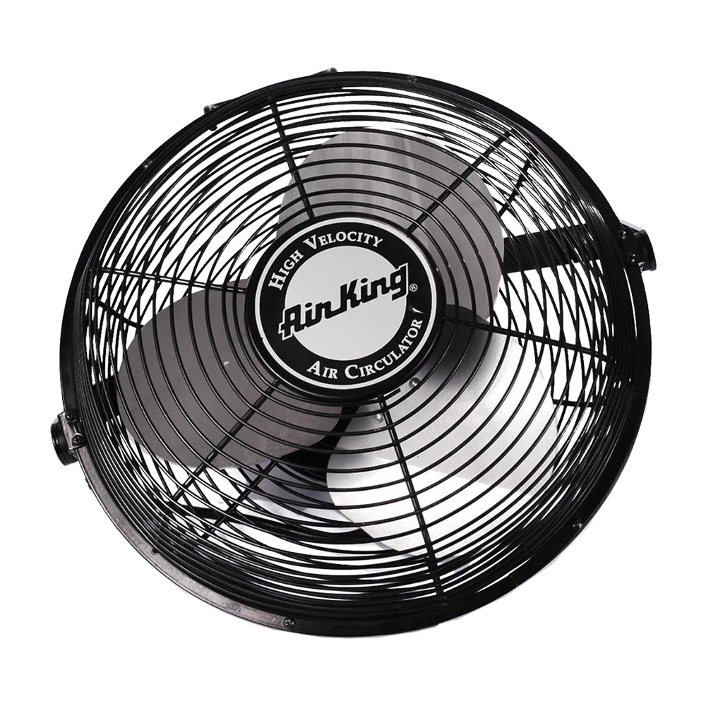 Air King 14" 1/20 HP 3-Speed Totally Enclosed Pivoting Head Mount Fan (Open Box) - VMInnovations