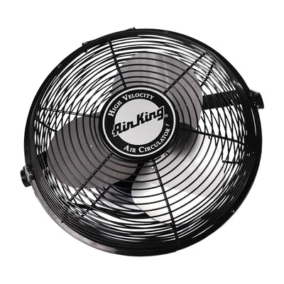 Air King 14" 1/20 HP 3-Speed Totally Enclosed Pivoting Head Mount Fan (Open Box) - VMInnovations