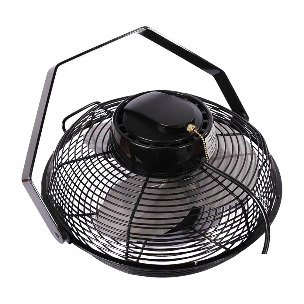 Air King 14" 1/20 HP 3-Speed Indoor Industrial Enclosed Pivoting Multi-Mount Fan