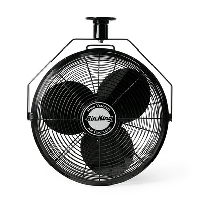 Air King 18" 3-Speed Non-Oscillating Enclosed Ceiling Mount Fan (Damaged)