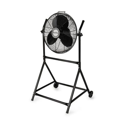 Air King 18" 1/6 HP 3-Speed Adjustable Floor Fan w/ Roll-About Stand (Used)