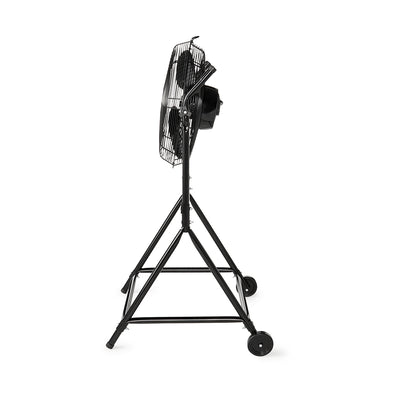Air King 18" 1/6 HP 3-Speed Adjustable Floor Fan w/ Roll-About Stand (Used)