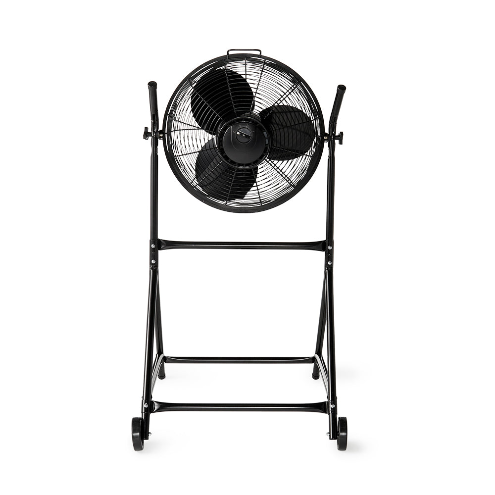 Air King 18" 1/6 HP 3-Speed Adjustable Floor Fan w/ Roll-About Stand (Used)
