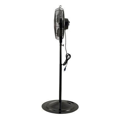 Air King 18 Inch 3 Speed Non Oscillating Pivoting Indoor Pedestal Fan(For Parts)