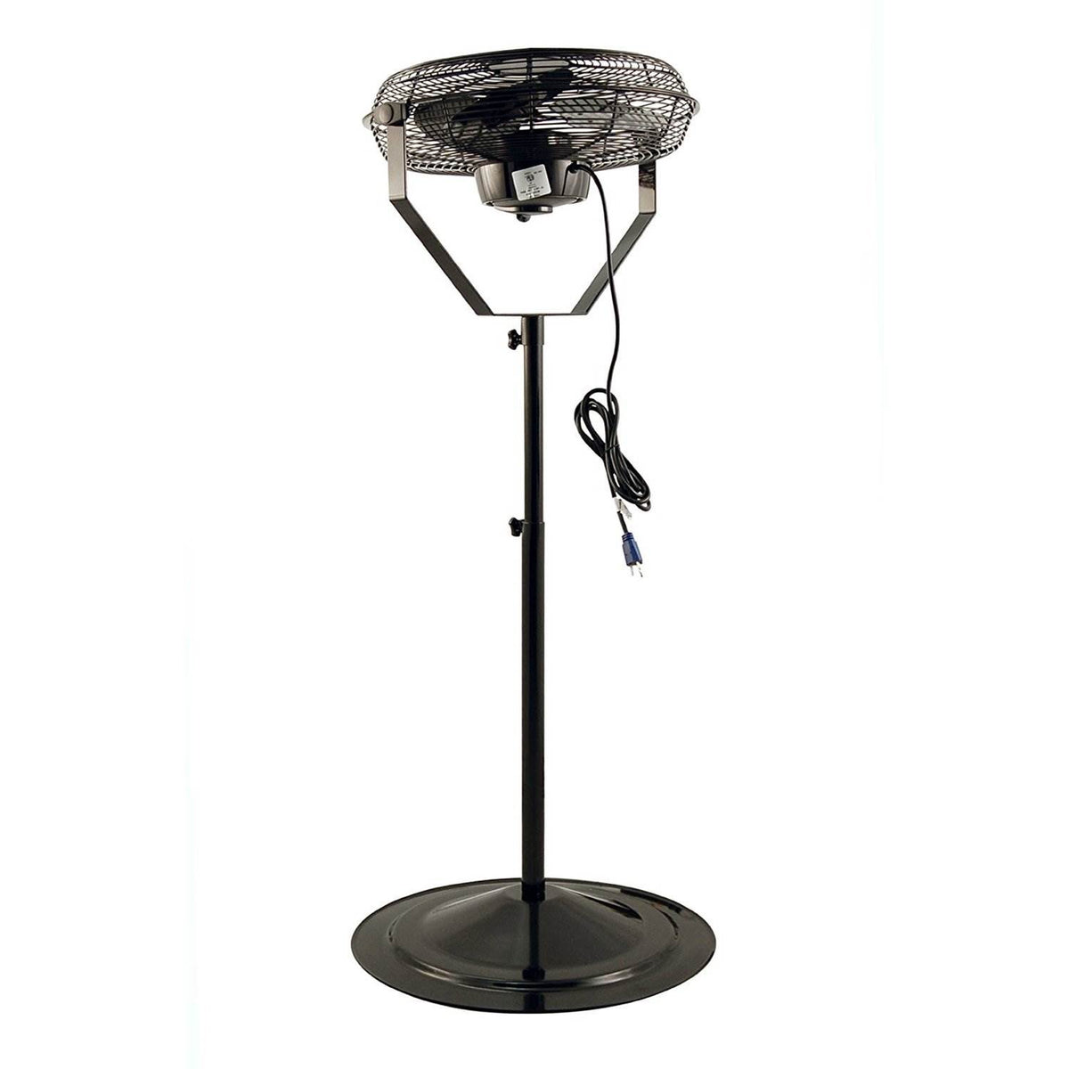 Air King 18 Inch 3 Speed Non Oscillating Pivoting Indoor Pedestal Fan(For Parts)