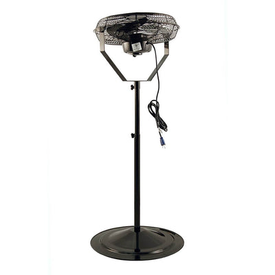 Air King 18" 1/6 HP 3-Speed Non-Oscillating Adjustable Pedestal Fan (Open Box)