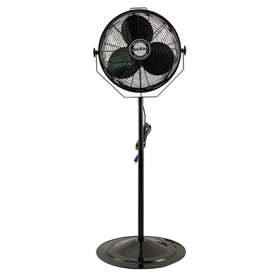 Air King 18" 1/6 HP 3-Speed Non-Oscillating Adjustable Pedestal Fan (Open Box)