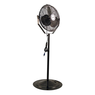 Air King 18 Inch 3 Speed Non Oscillating Pivoting Indoor Pedestal Fan(For Parts)