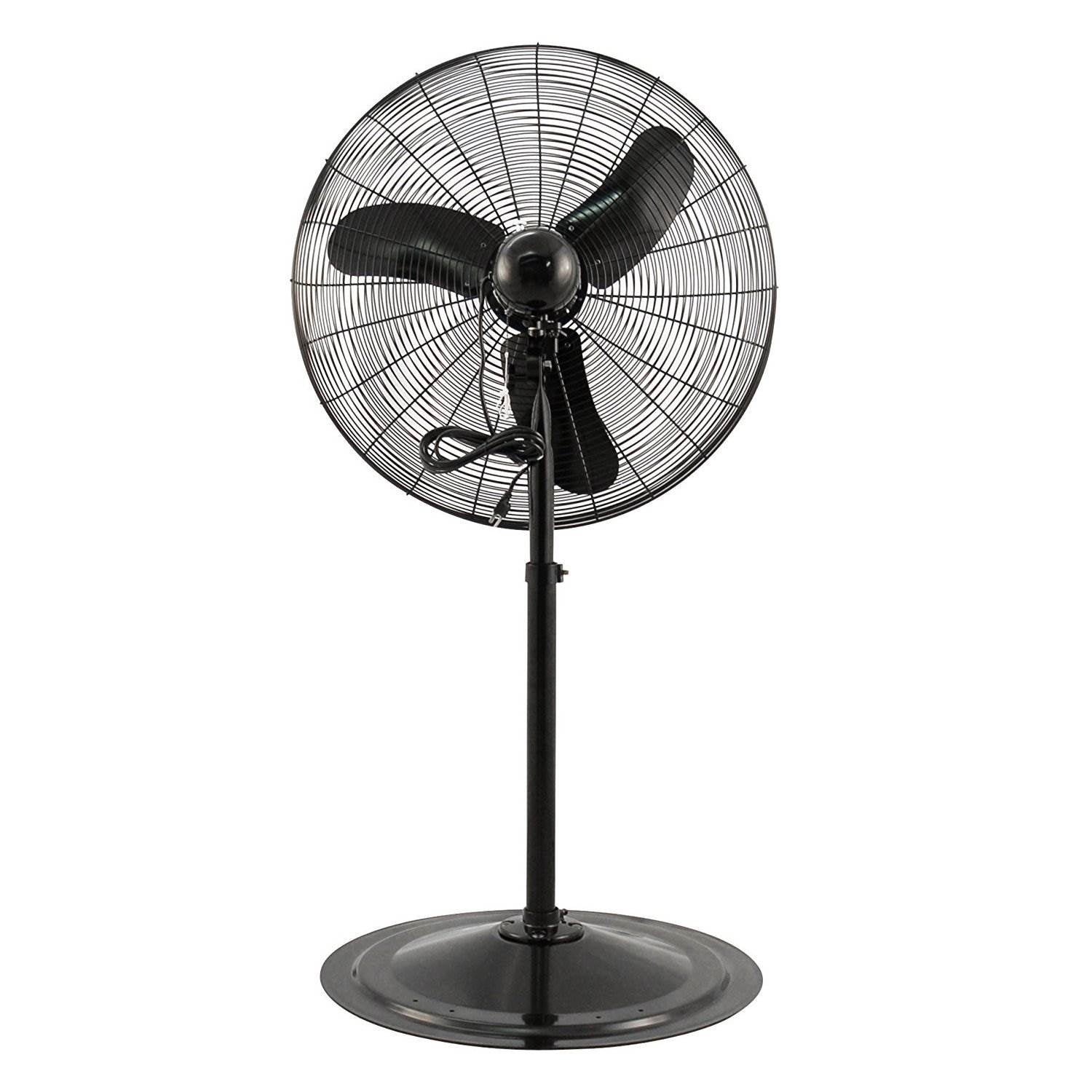 Air King 30" Industrial Grade Adjustable Oscillating Pedestal Fan (Open Box)