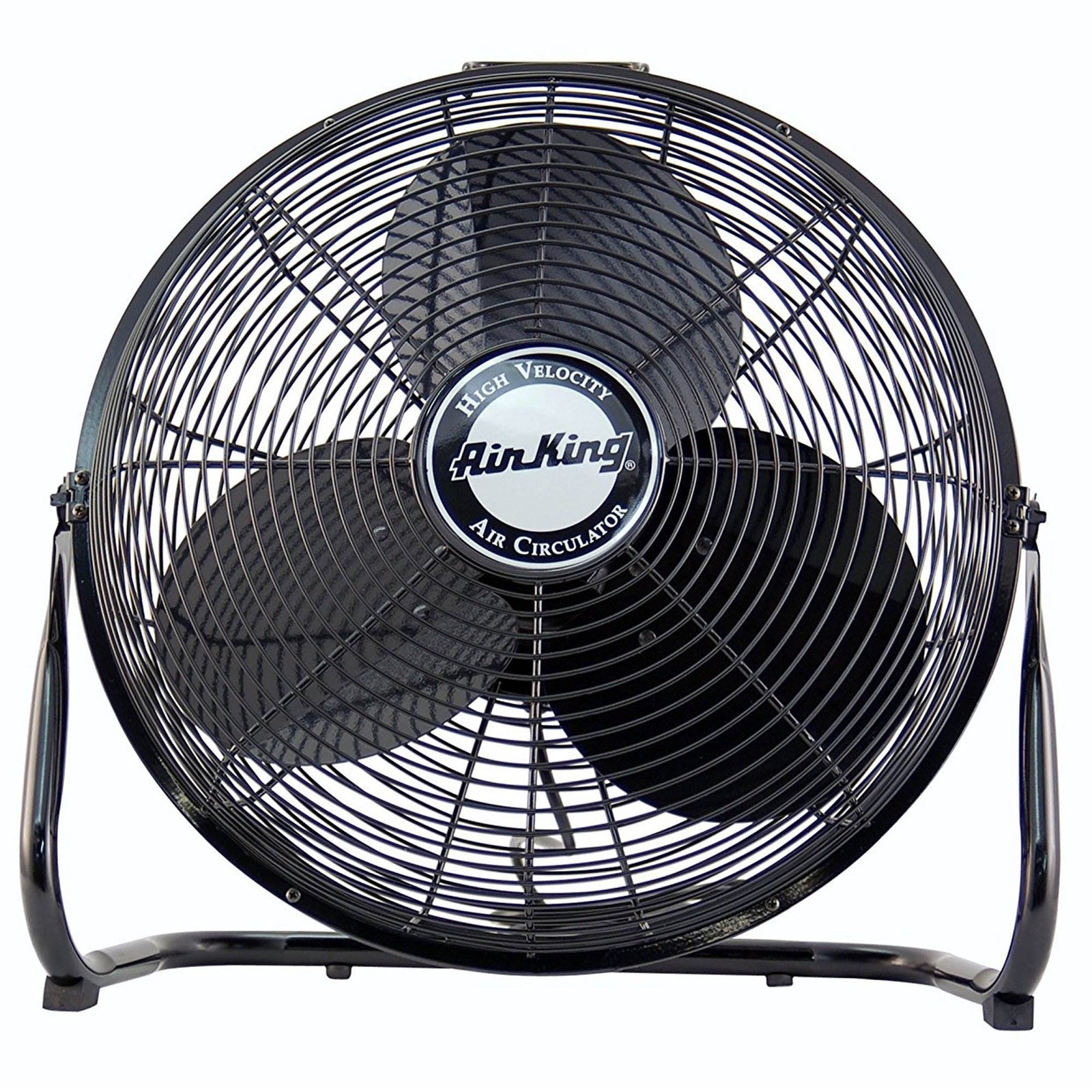 Air King 12 Inch 1/25 HP 3-Speed Indoor Industrial Open Motor Pivoting Floor Fan - VMInnovations