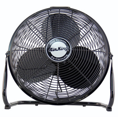 Air King 12 Inch 3-Speed Indoor Industrial Open Motor Pivoting Fan (Open Box)