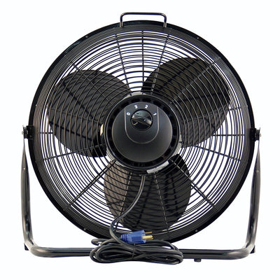 Air King 12 Inch 3-Speed Indoor Industrial Open Motor Pivoting Fan (Open Box) - VMInnovations